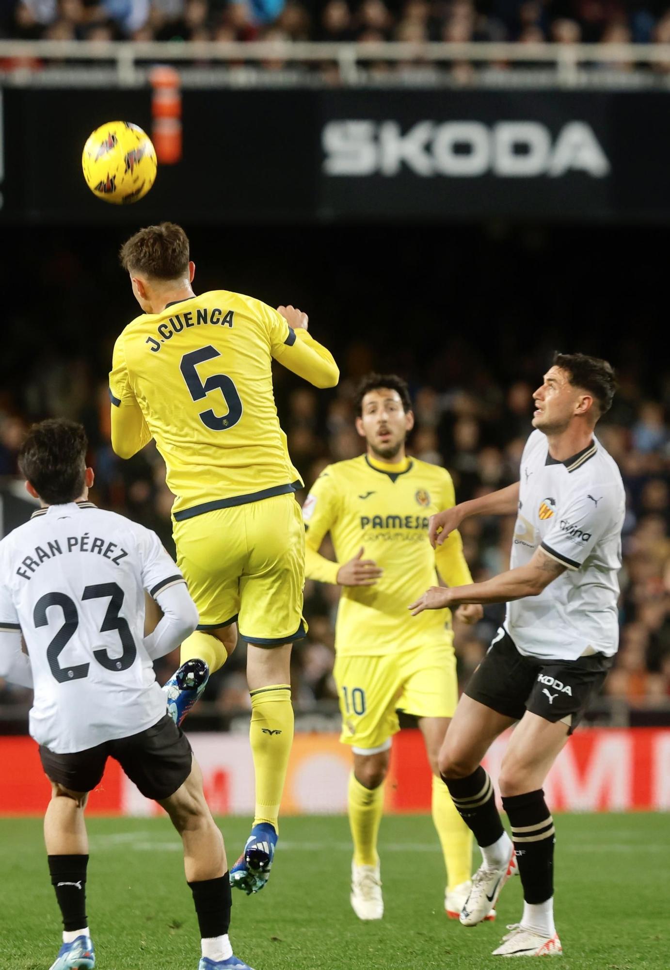 Valencia - Villarreal en imágenes