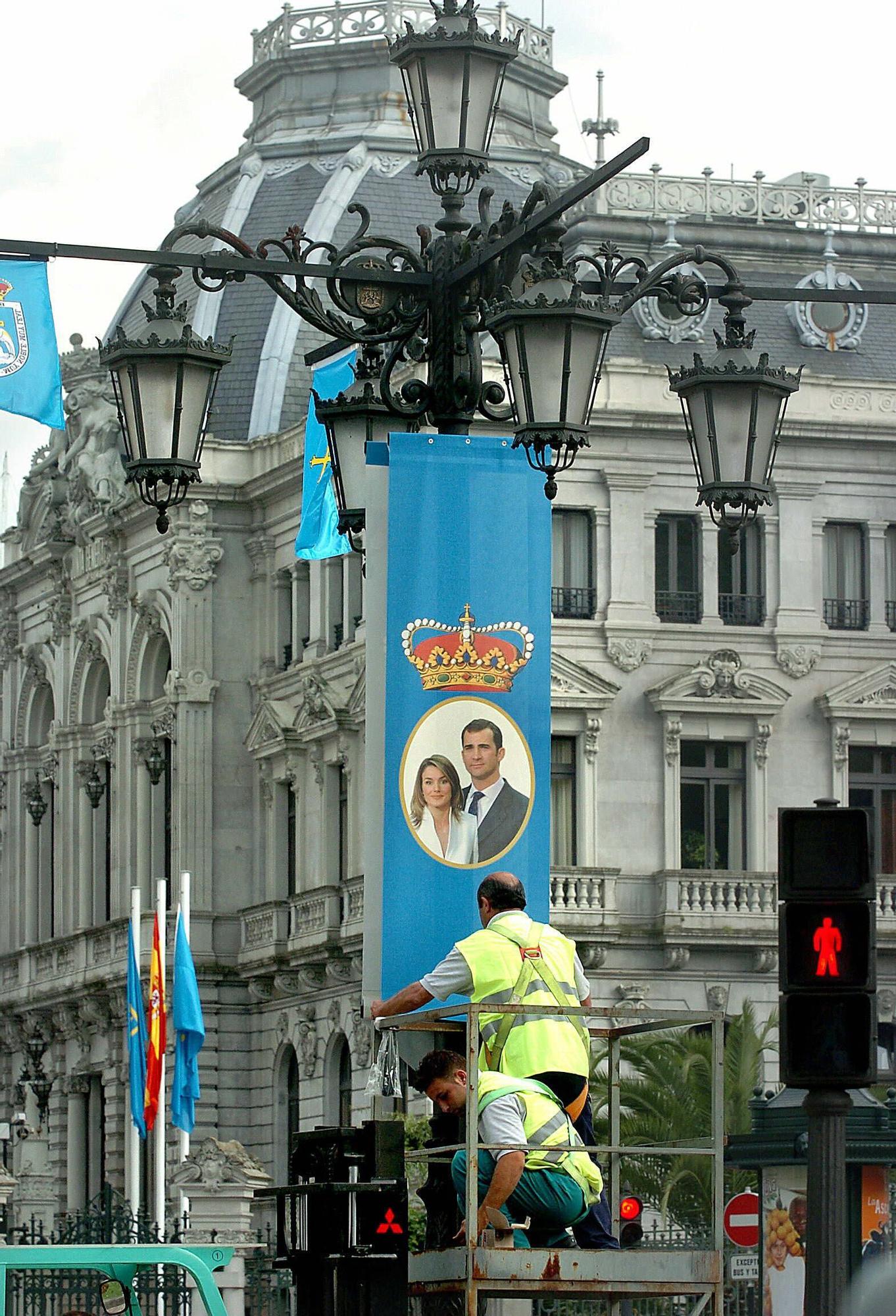 Así fue la boda real de Felipe y Letizia en 2004