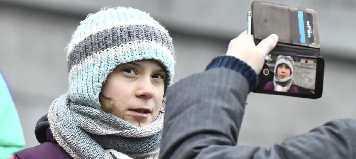 Greta Thunberg.