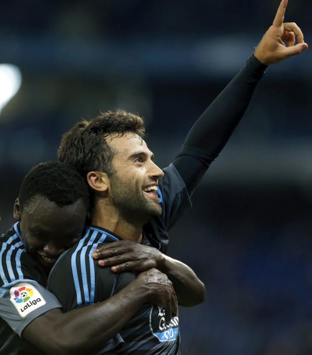 El Celta se lleva los tres puntos ante el Espanyol en el último suspiro