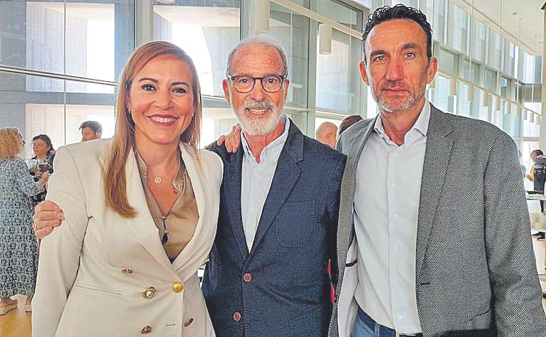 Sara Ramis, Luis del Olmo y Manolo Molina.