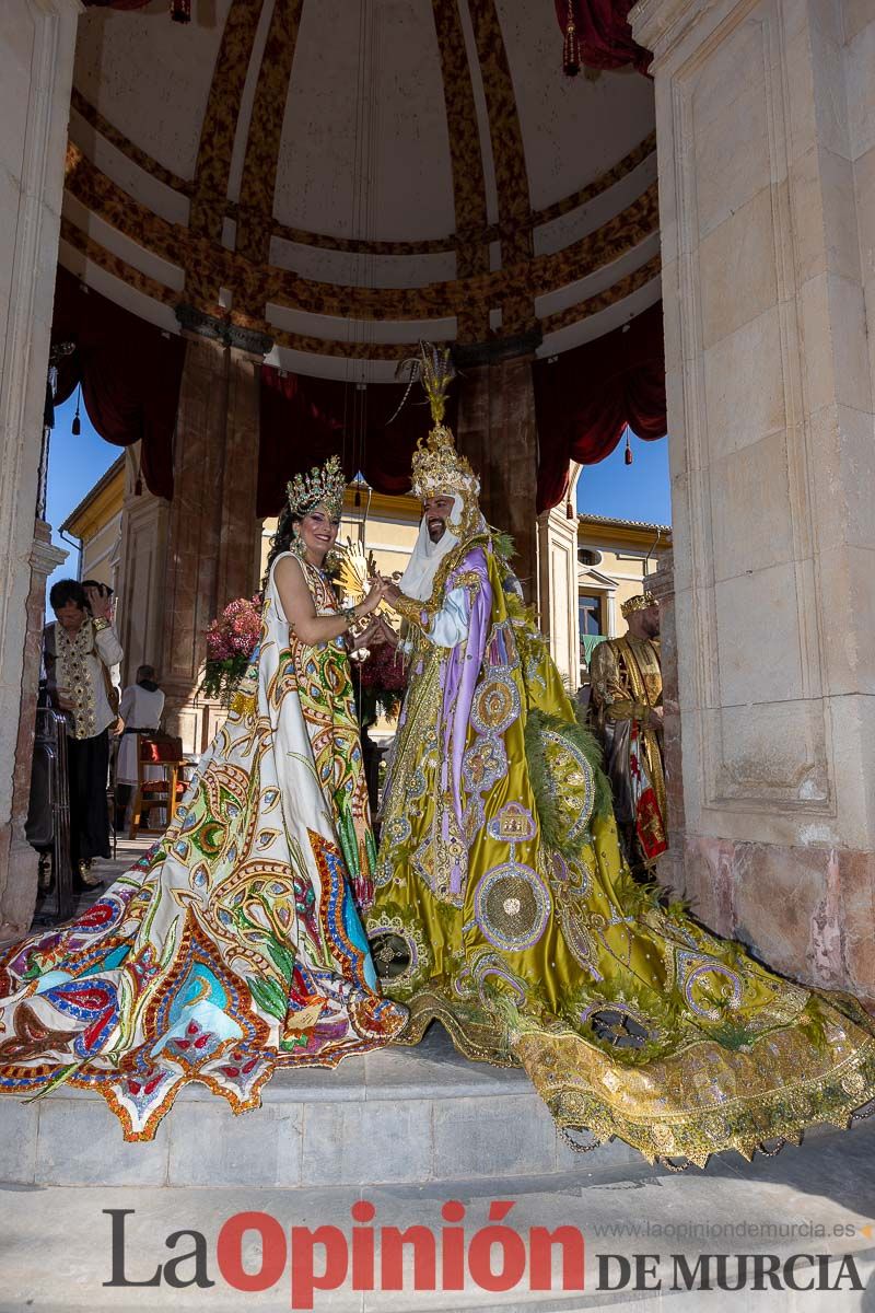 Moros y Cristianos en la mañana del dos de mayo en Caravaca