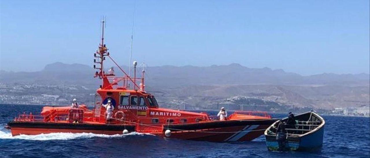 Rescate de una patera en una intervención anterior.