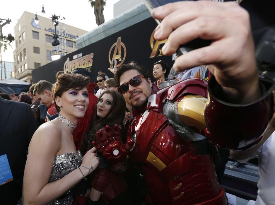 La premier d'«Avengers: Infinity War» reuneix les estrelles de Marvel