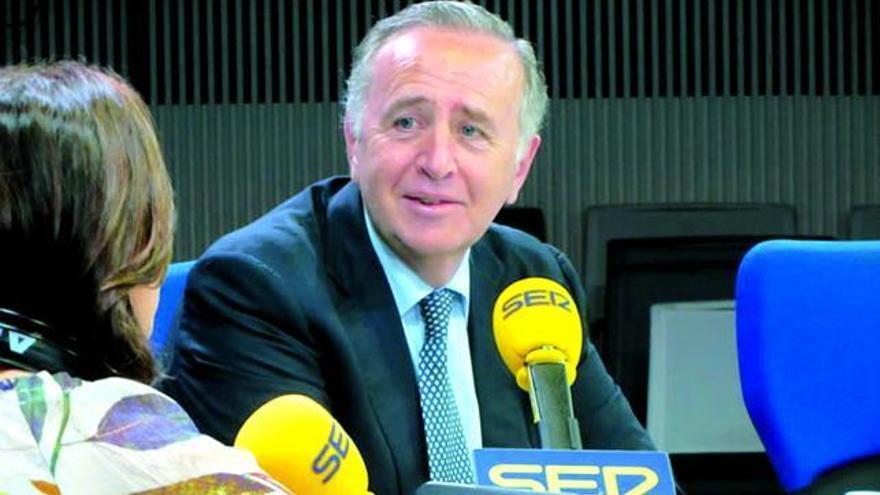 El presidente de Pescanova,  Fernández de Sousa, ayer, en una entrevista concedida a la Cadena Ser.  //  Prisa Radio