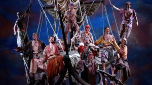 El ’Himne dels pirates’, del musical ’Mar i cel’, interpretada por Dagoll Dagom.