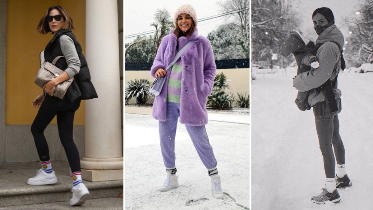 Tamara Falcó, Paula Echevarría y María F. Rubíes, ’influencers’ que lucen sus calcetines con orgullo.