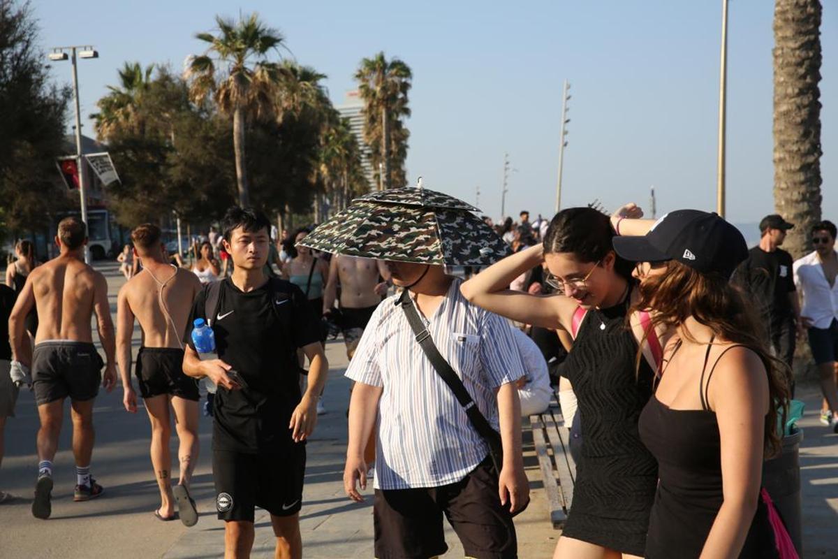 Barcelona vive su primer jornada de calor después de Sant Joan. Autor: Ricard Cugat.