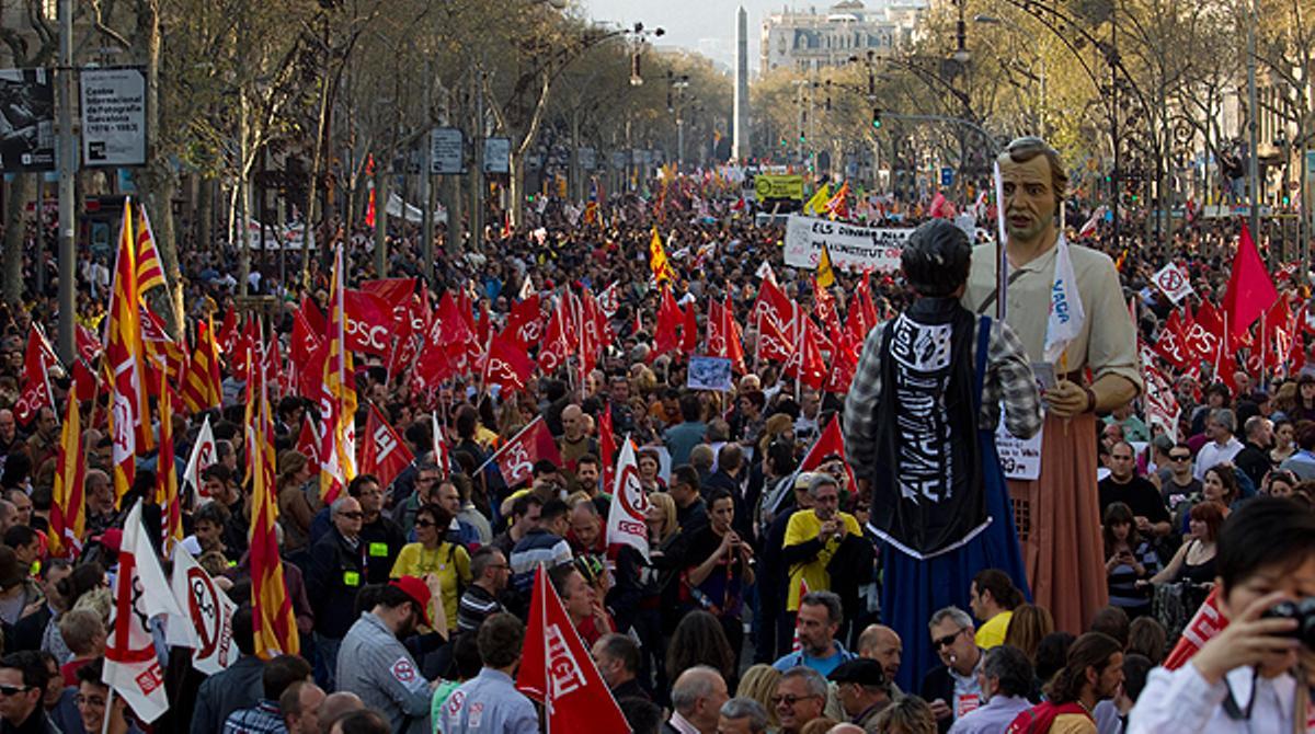 La vaga general, prevista per al 14-N.