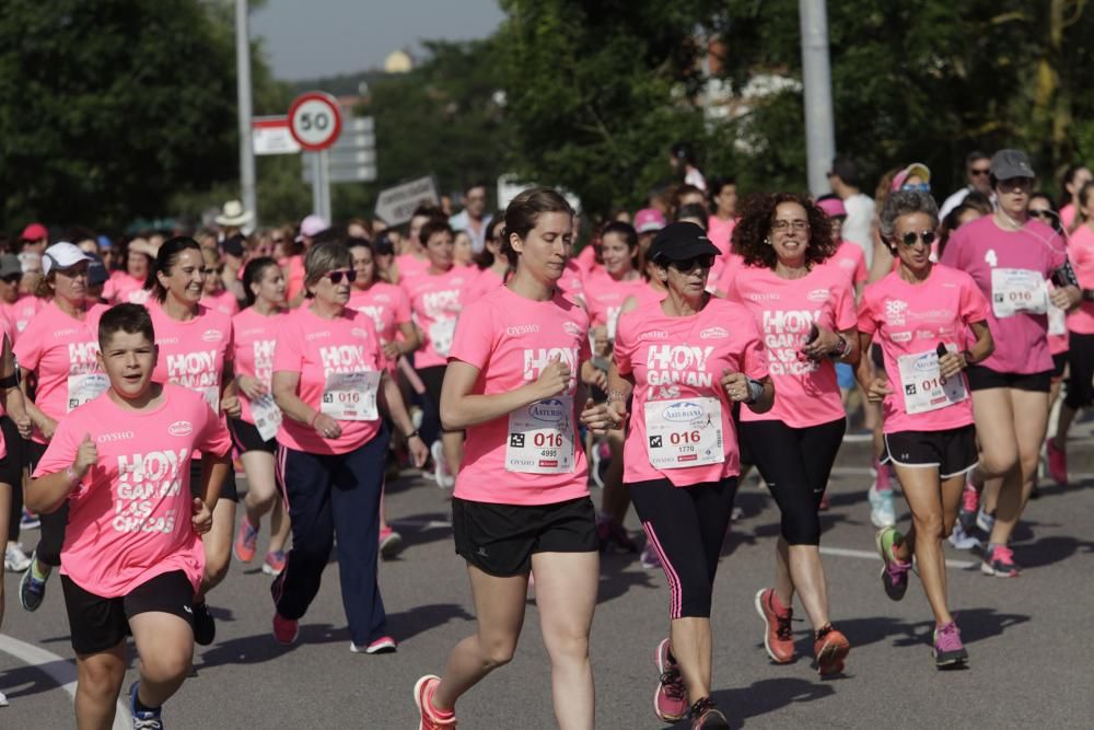 Carrera de la mujer en la zona este de Gijón.