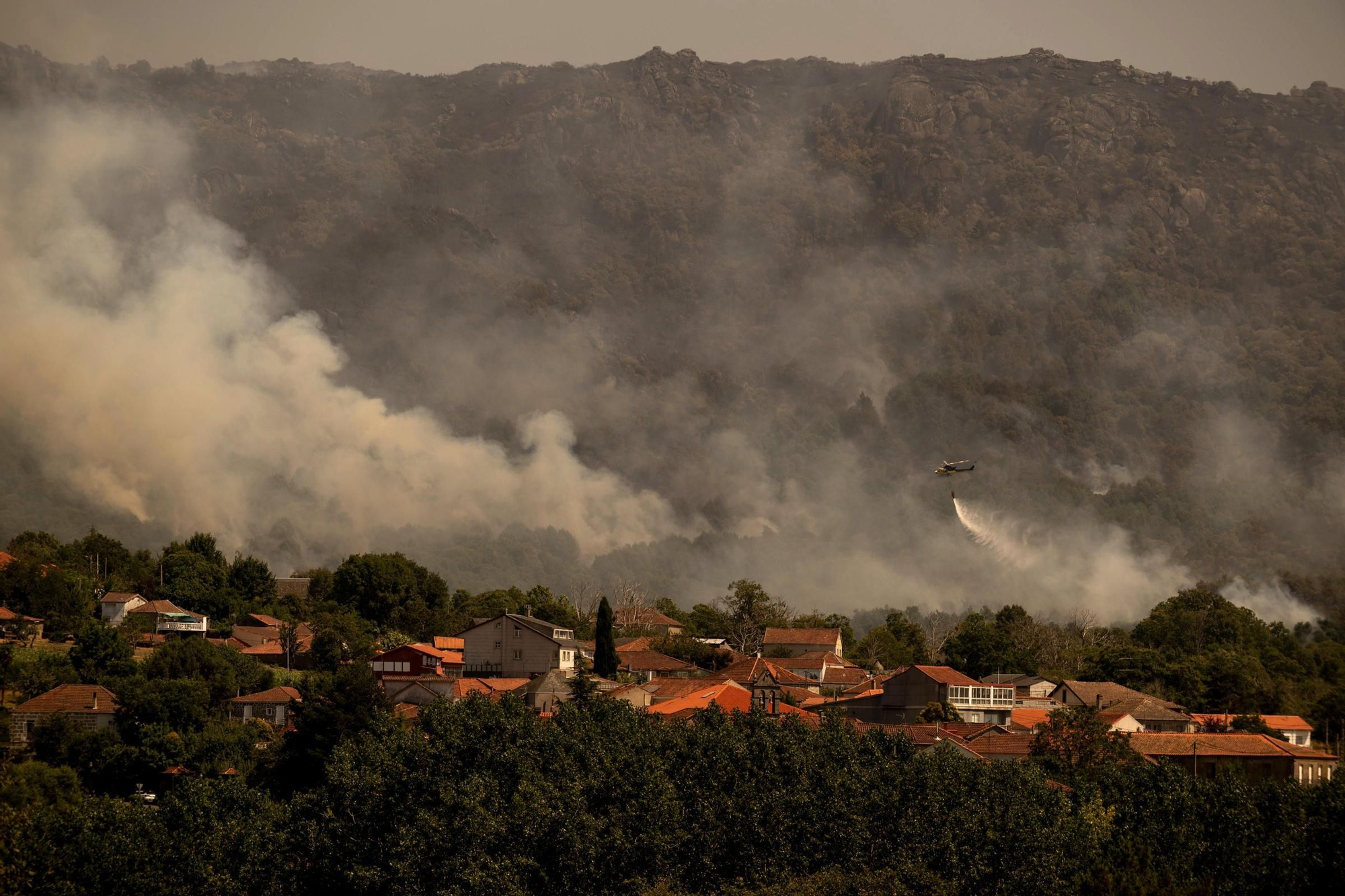 Los incendios sacuden Galicia