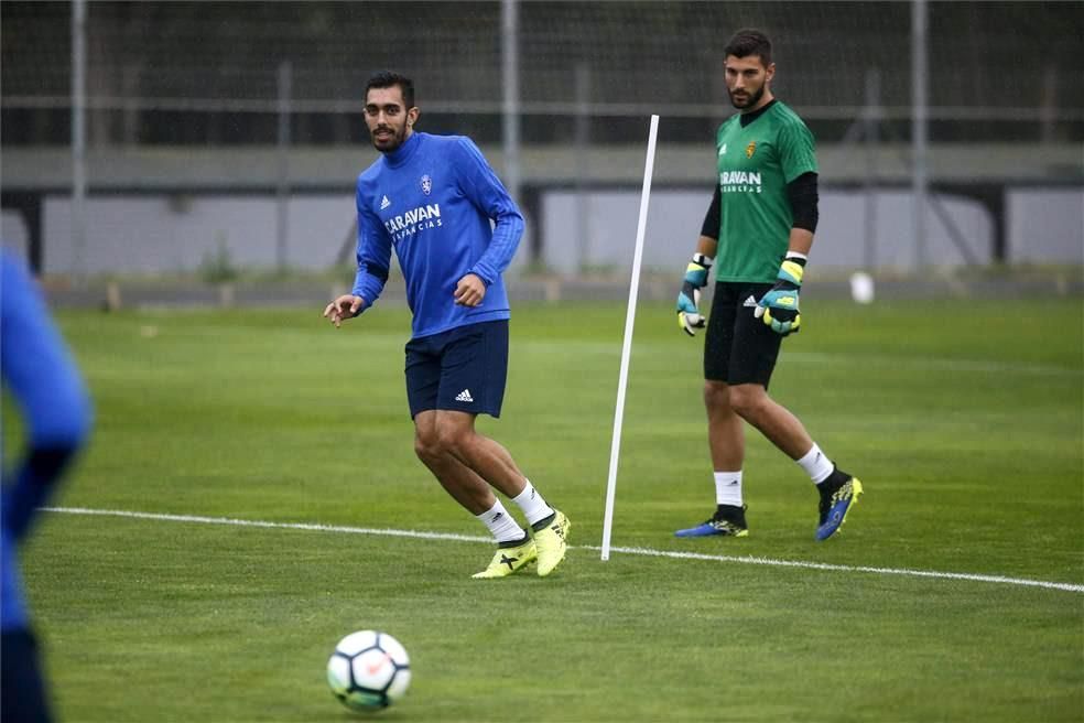 Sesión de entrenamiento del Real Zaragoza