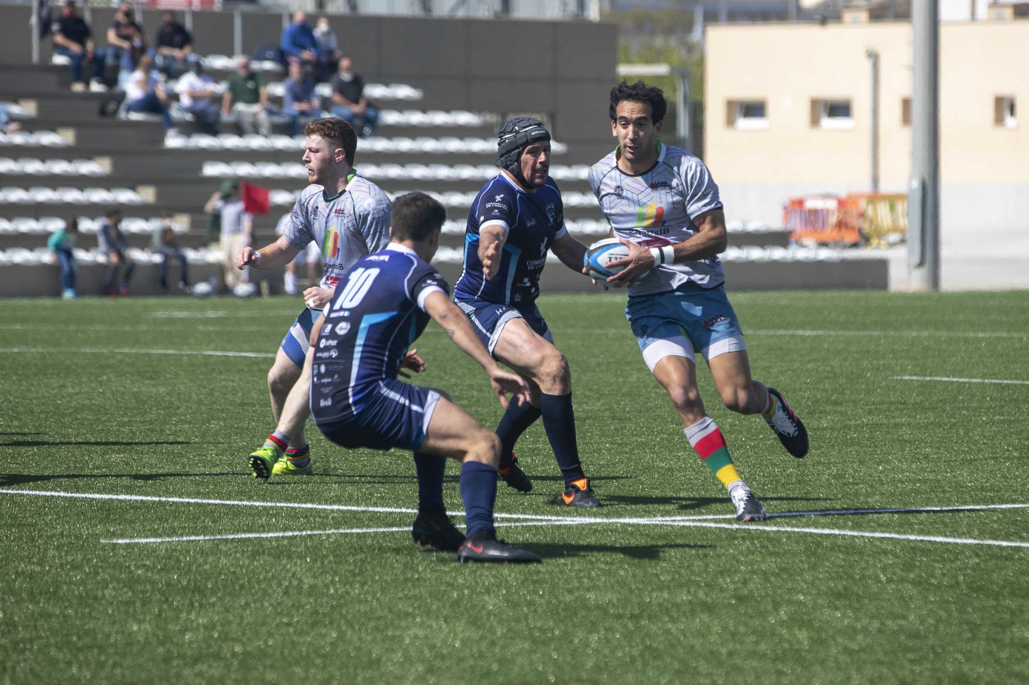 Primer partido de rugby nacional en el Germans Escalas