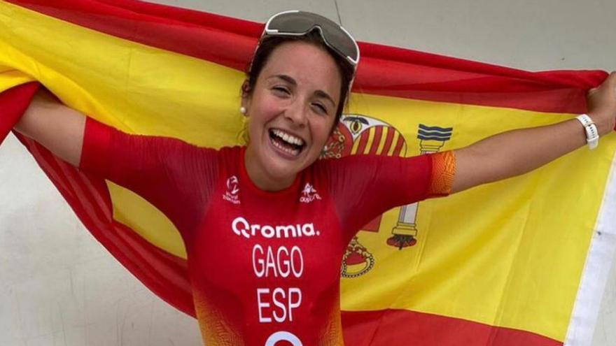 Bronce de Anuchi Gago, del Qromia, en el  Mundial de duatlón