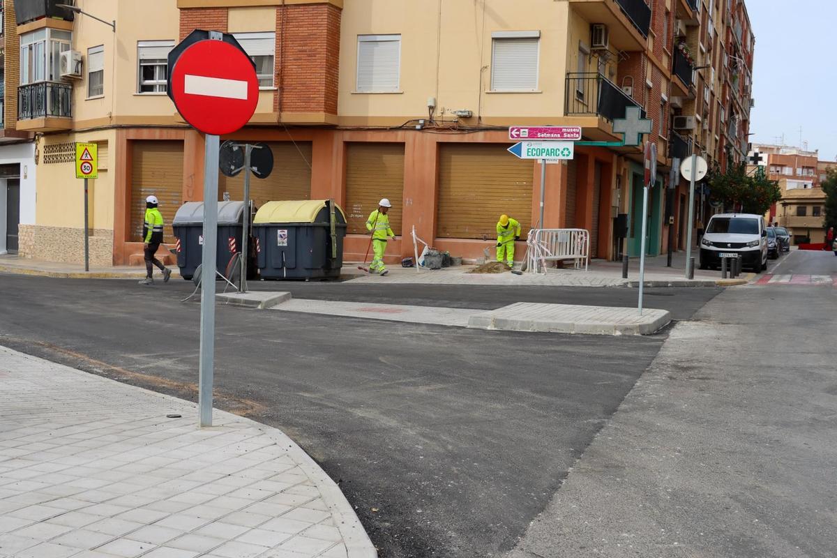 Obras de reurbanizació.