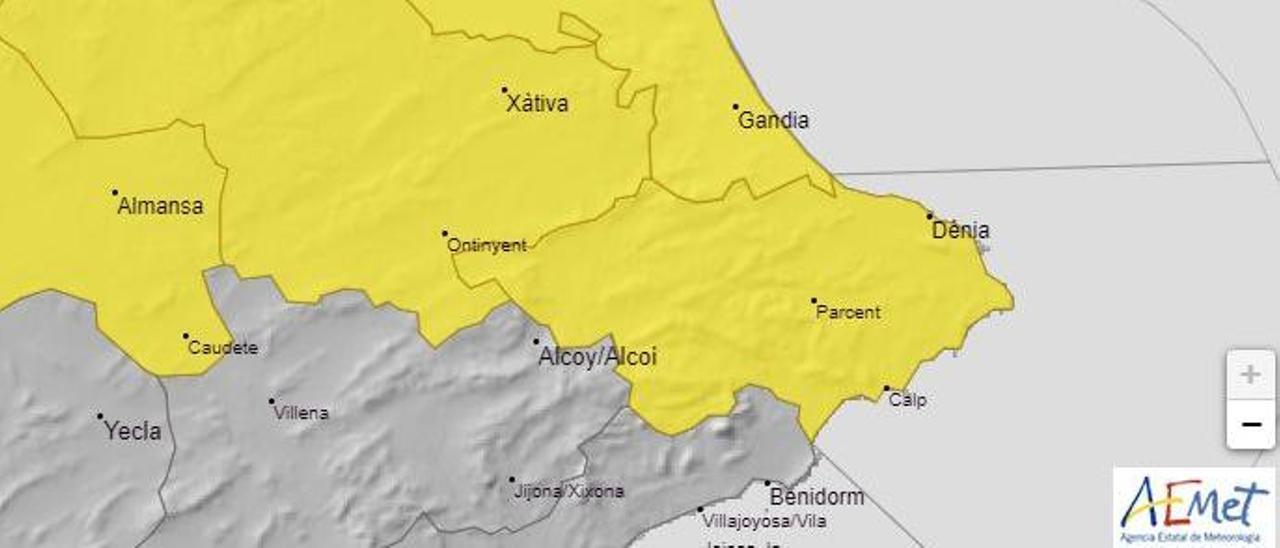 Tiempo en Alicante: Aviso amarillo por una DANA subtropical que traerá gota  fría, lluvia y granizo a la provincia