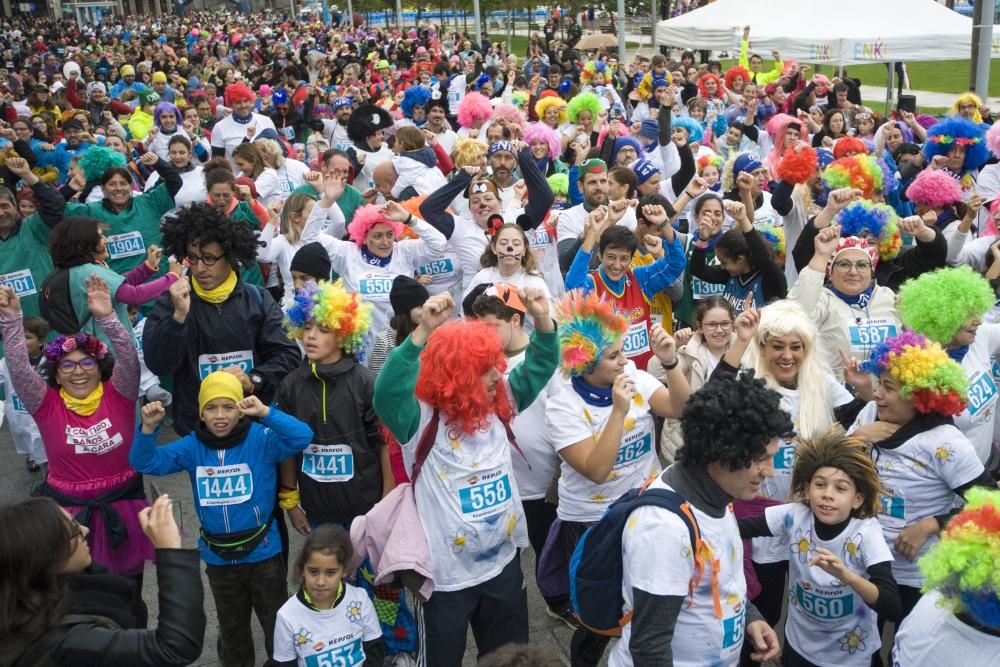 Más de 9.000 personas participan en la sexta Carrera ENKI en A Coruña.