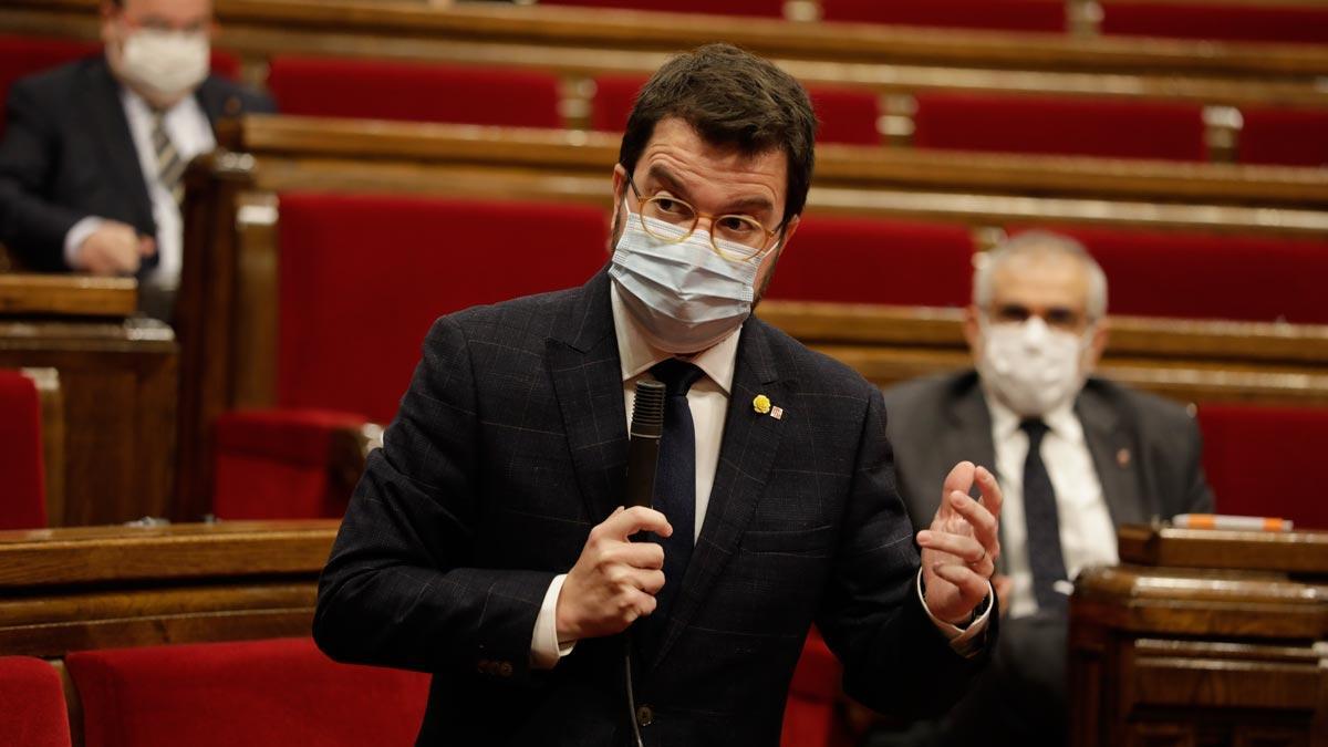 Pere Aragonès pide que no se haga caso de las filtraciones del plan de desescalada