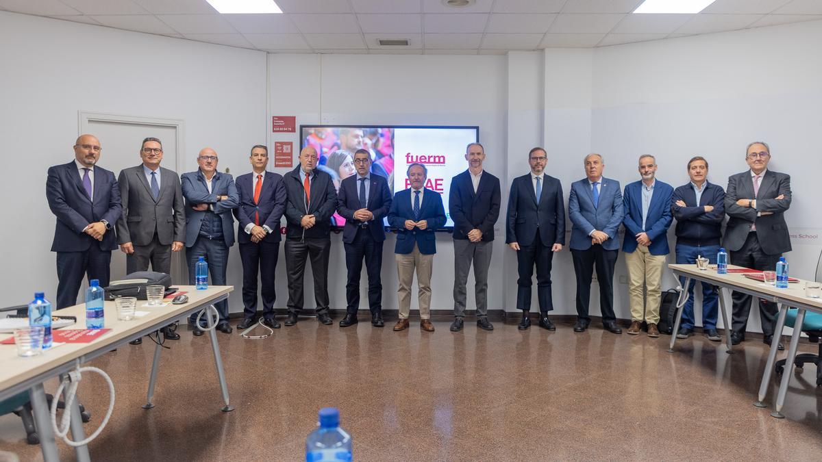 Miembros del Patronato de la Fundación Universidad Empresa de la Región de Murcia.