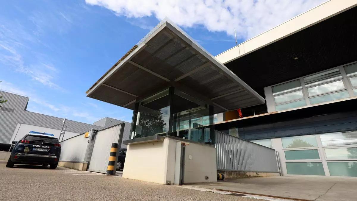 Dependencias de la Policía Nacional en el zaragozano barrio del Actur.