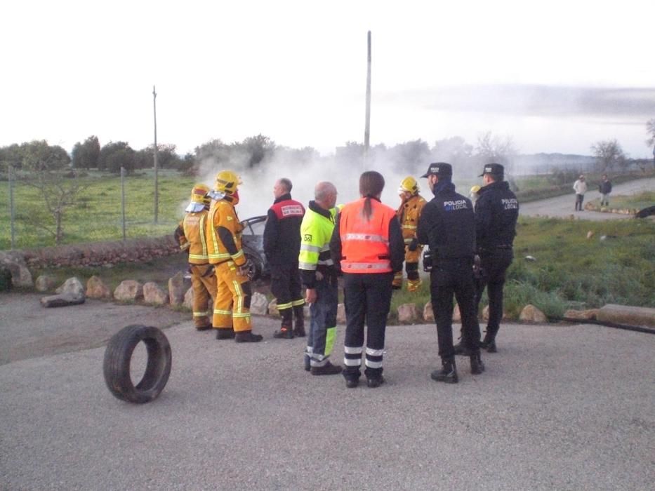 Accidente en la carretera vieja de Sineu