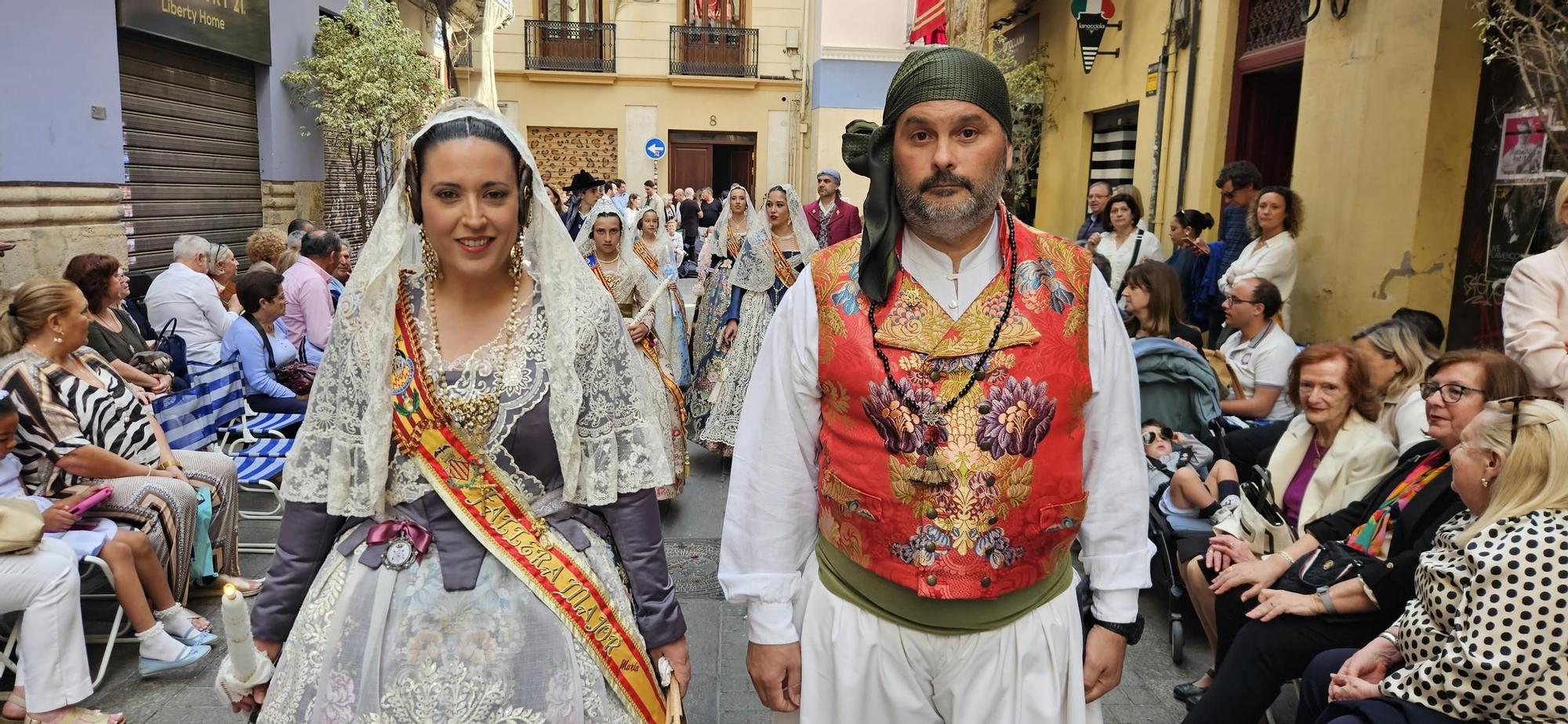 Las comisiones de falla en la Procesión de la Virgen (y 5/5)