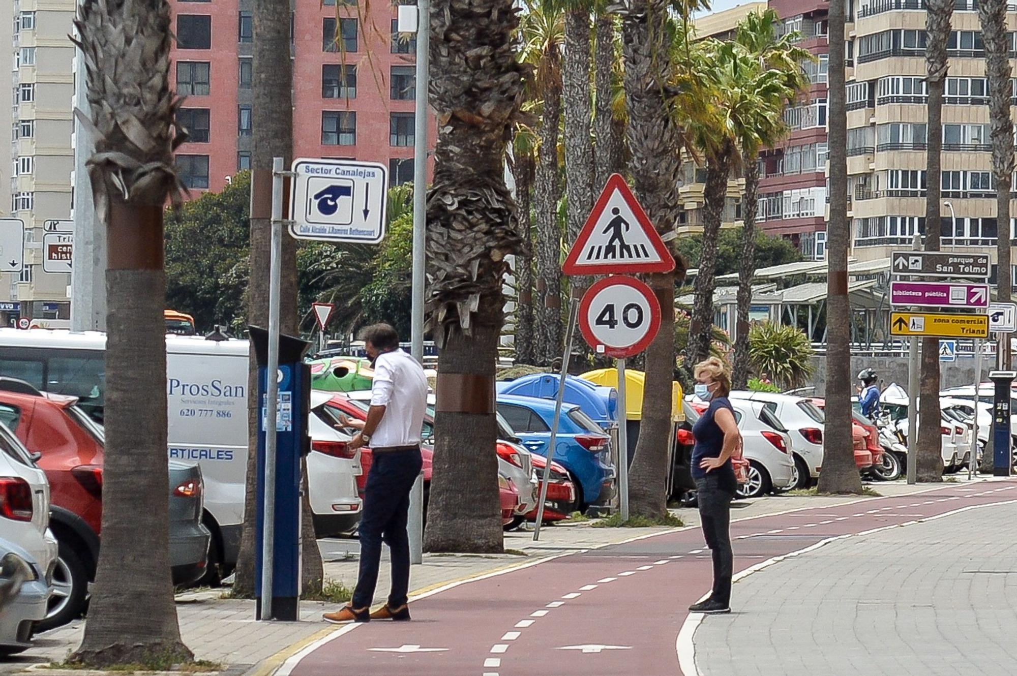 La zona azul regresa a la Avenida Marítima