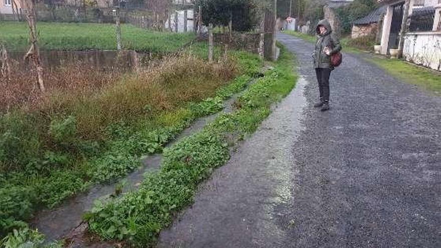 El BNG pide el arreglo de las cunetas en Vinseiro