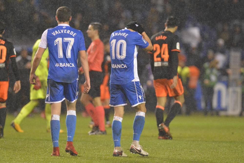 El Dépor cae en Riazor ante el Valencia