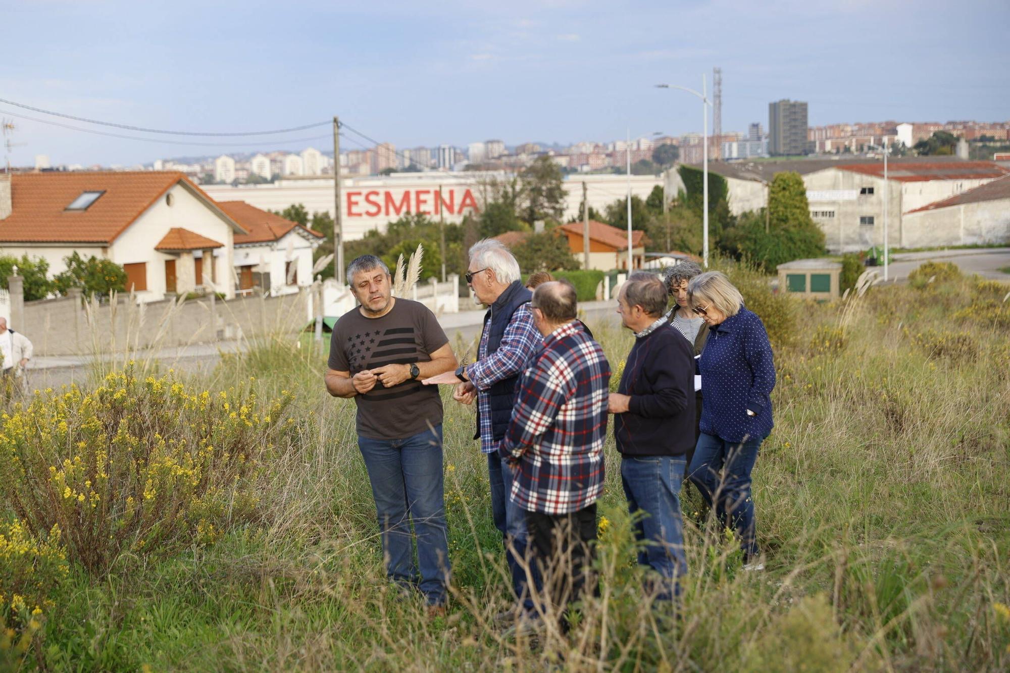 Los vecinos de Tremañes, en pie de guerra contra los parques de baterías (en imágenes)