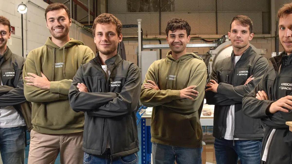 Los fundadores de la empresa Kreios Space