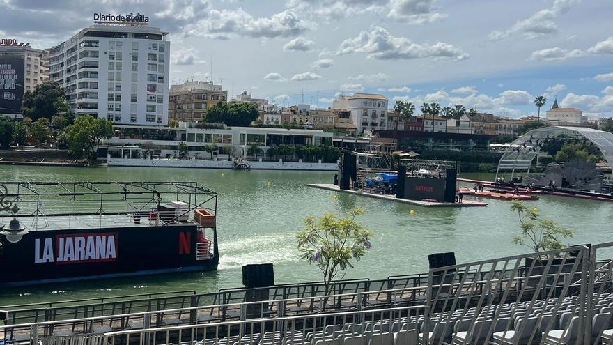 Indignación entre algunos sevillanos en redes sociales ante la "privatización" del evento de Netflix con Rosalía: "¡Qué manía con poner obstáculos!"