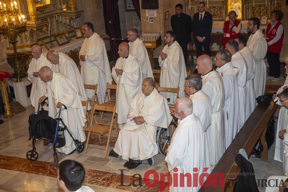 Los sacerdotes celebran la fiesta de san Juan de Ávila peregrinando a Caravaca de la Cruz