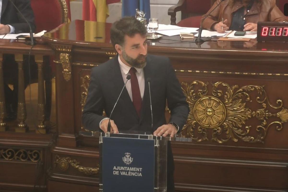 Javier Mateo, durante su intervención