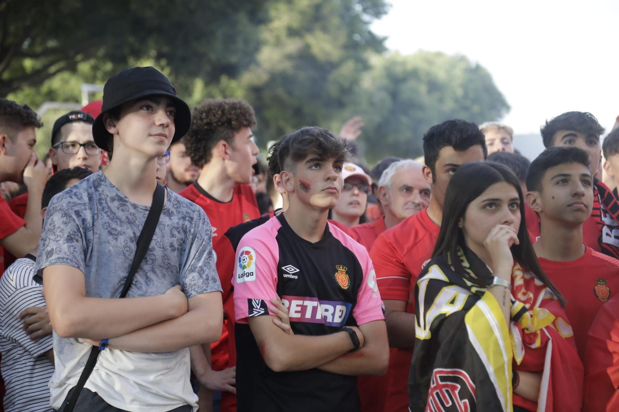 Así están viviendo el partido en el Mallorcafé