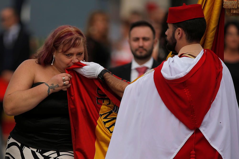 Jura de Bandera con los Regulares en Vélez Málaga