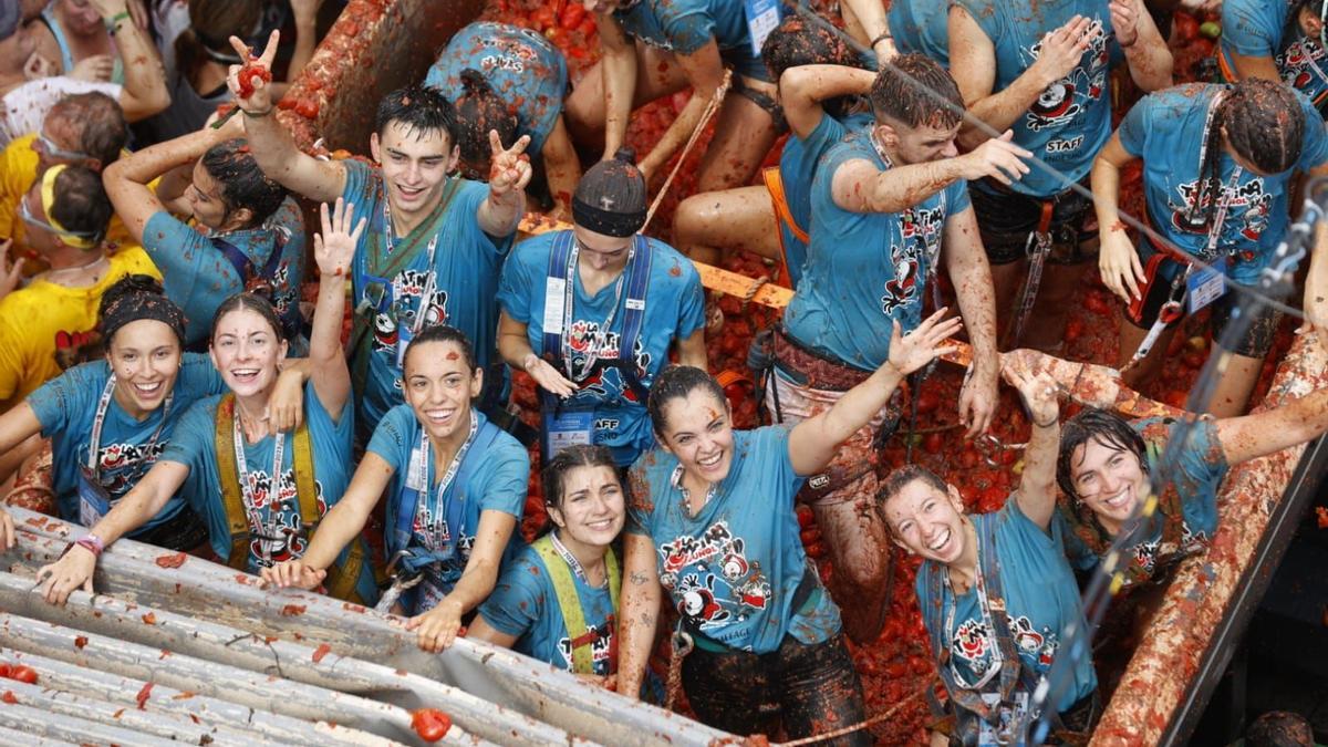 Las mejores fotos de la Tomatina 2023.