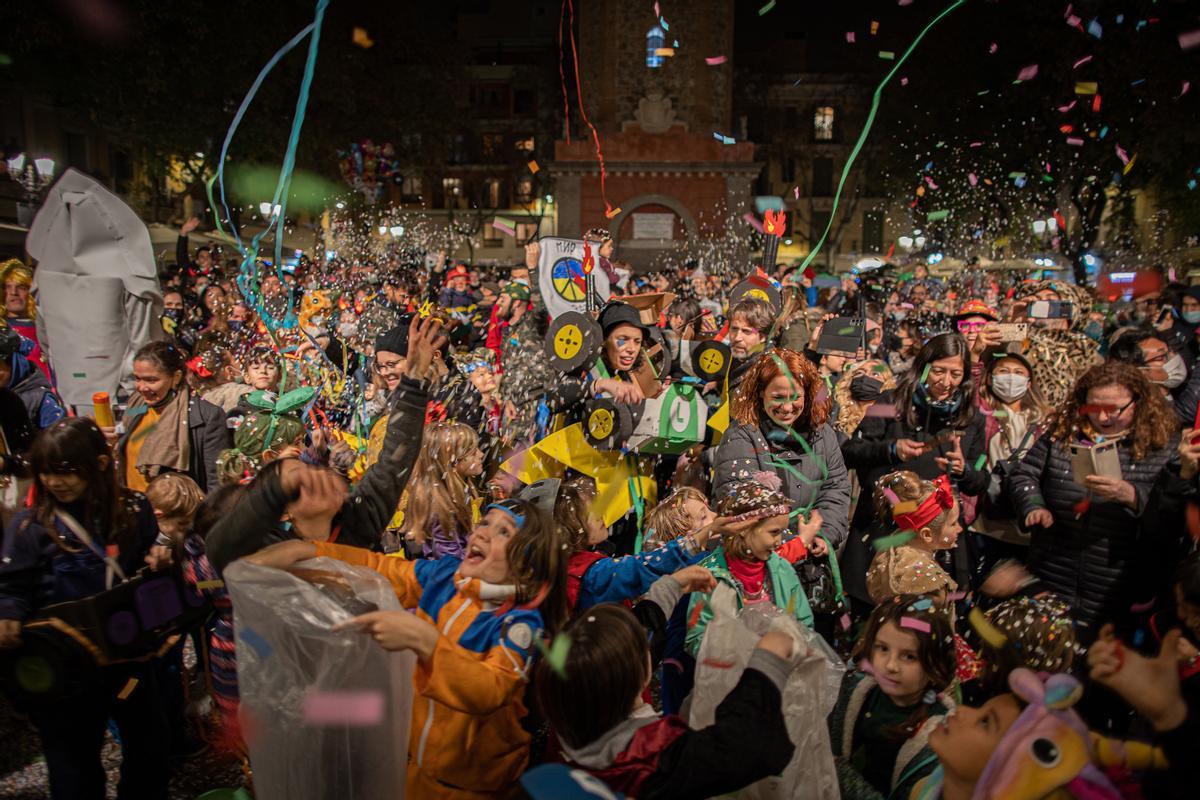 Carnaval del barrio de Gracia de Barcelona 2022