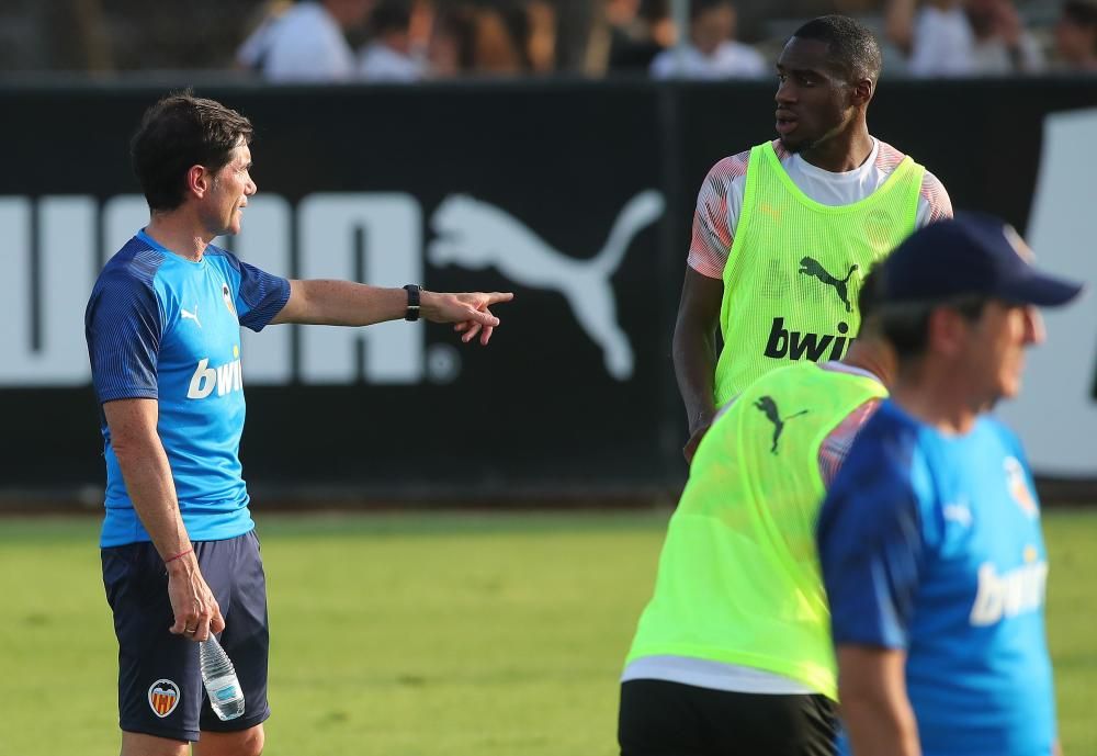 Primer entrenamiento de Marcelino García con el Valencia CF 19/20