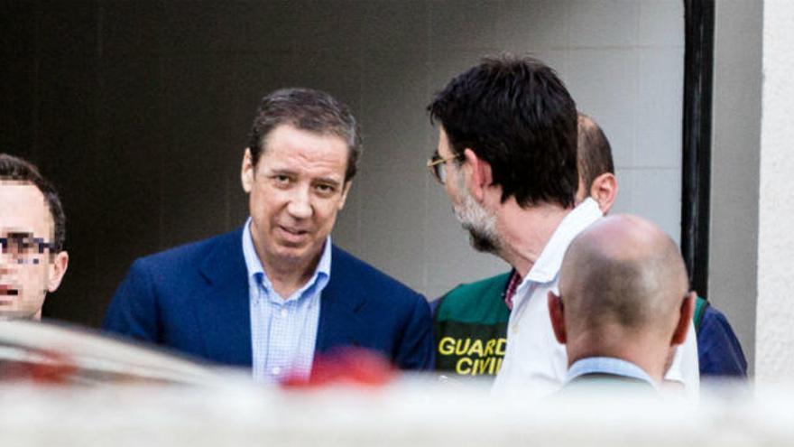 Zaplana el día de su detención