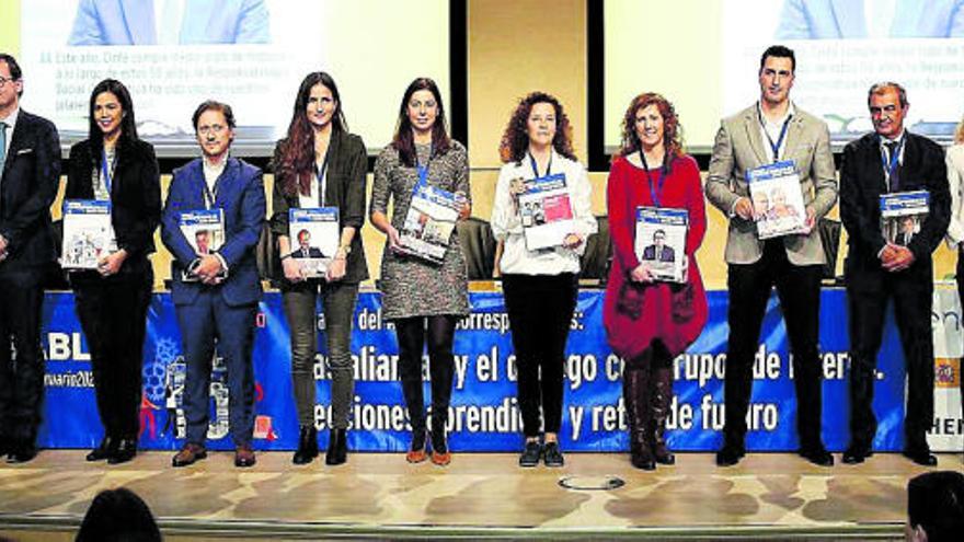 El presidente de CEPES,Juan Antonio Pedreño, recibió el reconocimiento junto con otras empresas y organizaciones