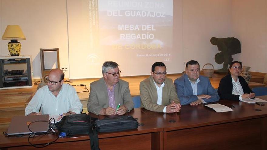 La Mesa del Regadío reivindica la necesidad de agua en el Guadajoz