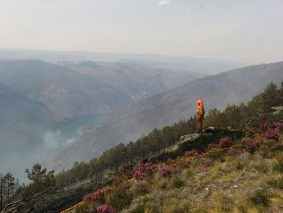 Incendio en Grandas de Salime