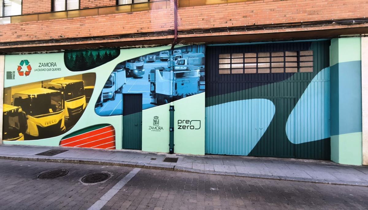 Mural de Prezero en el barrio de La Lana