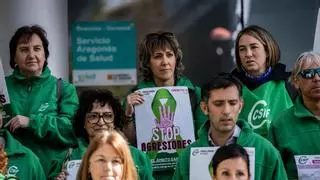 CSIF Aragón sale a la calle para denunciar las agresiones a los profesionales sanitarios: "La violencia no puede normalizarse"