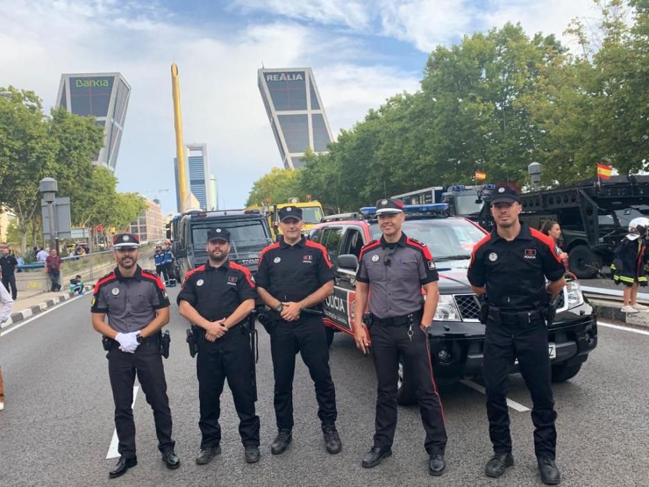 Policía Canaria desfila de la Fiesta Nacional