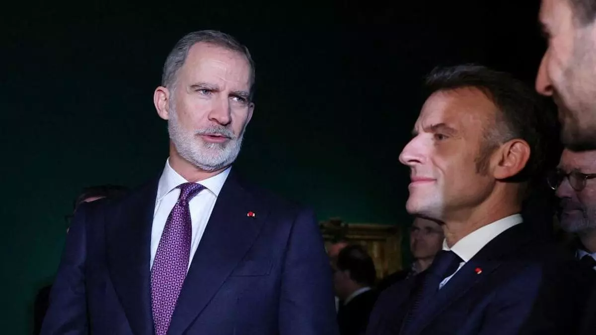 DIRECTO | Los Reyes reciben al presidente de la República Francesa, Emmanuel Macron, con motivo de su visita de Estado a España, en el Palacio Real de Madrid