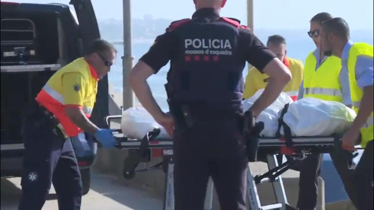 Encuentran en Badalona el cuerpo sin vida de una mujer debido a las fuertes tormentas