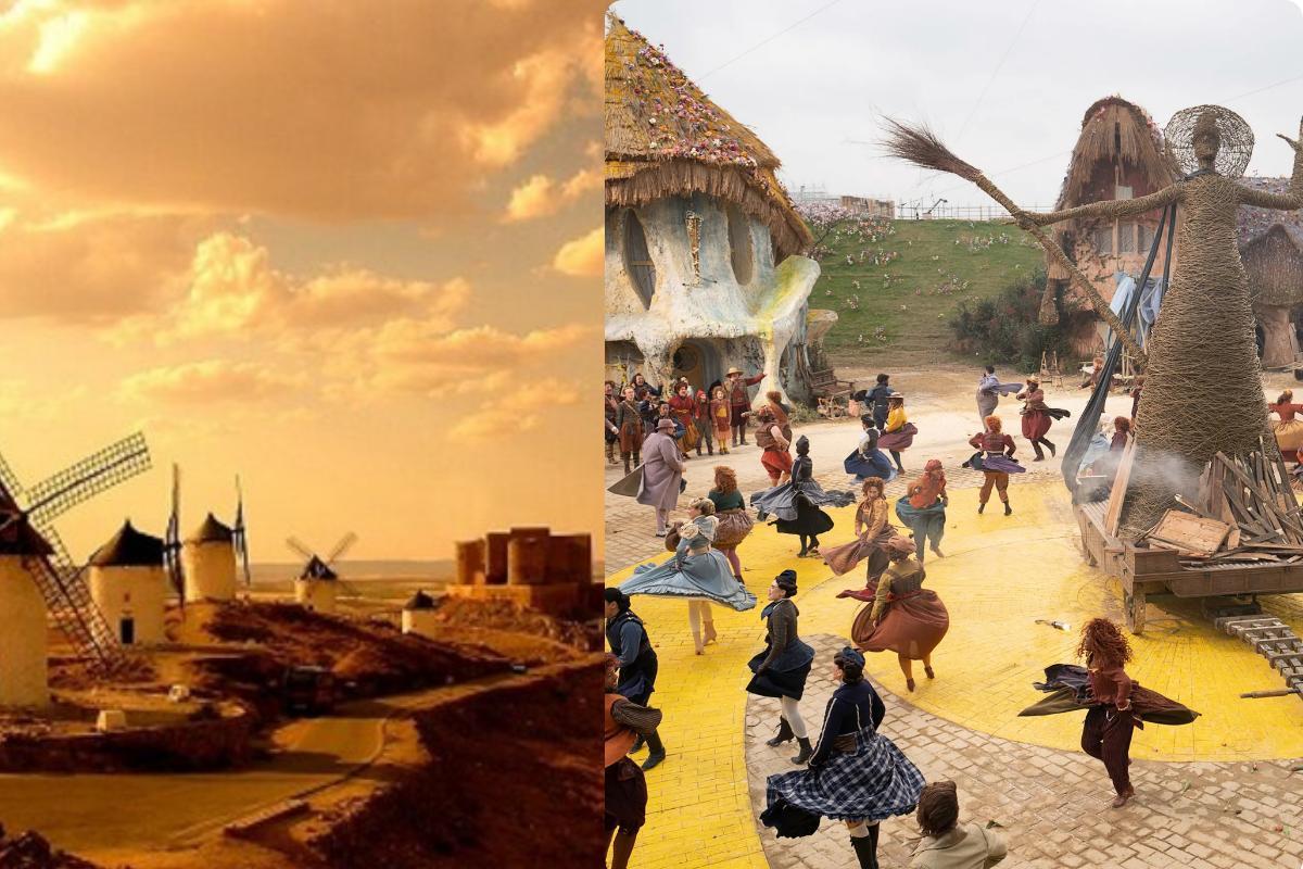 Las tonalidades amarillas de Consuegra son muy similares a las de Oz en Wicked