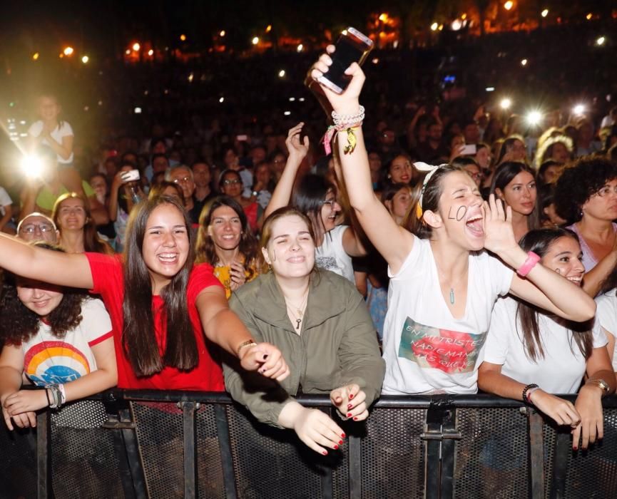 Multitudinario concierto en Castrelos de La Oreja de Van Gogh